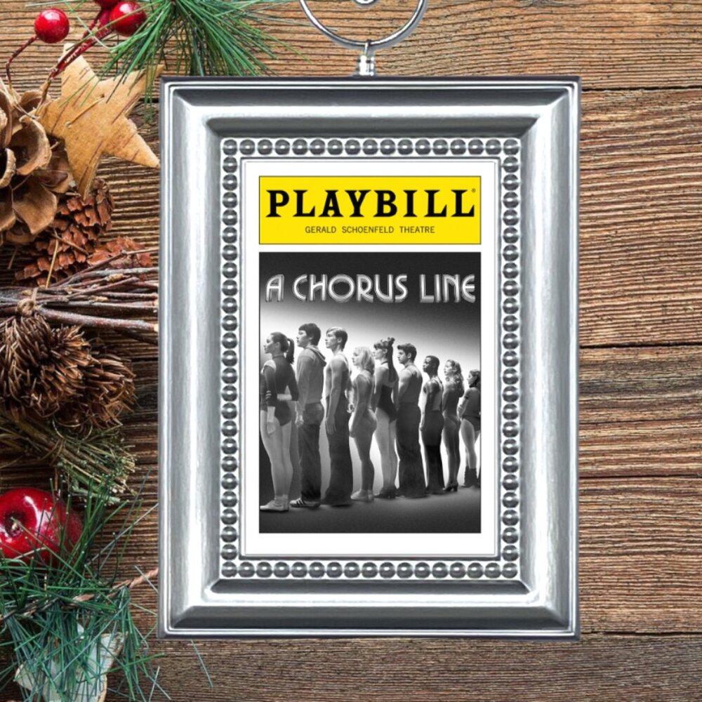 A Chorus Line Broadway Musical Playbill‎ Christmas Tree Ornament